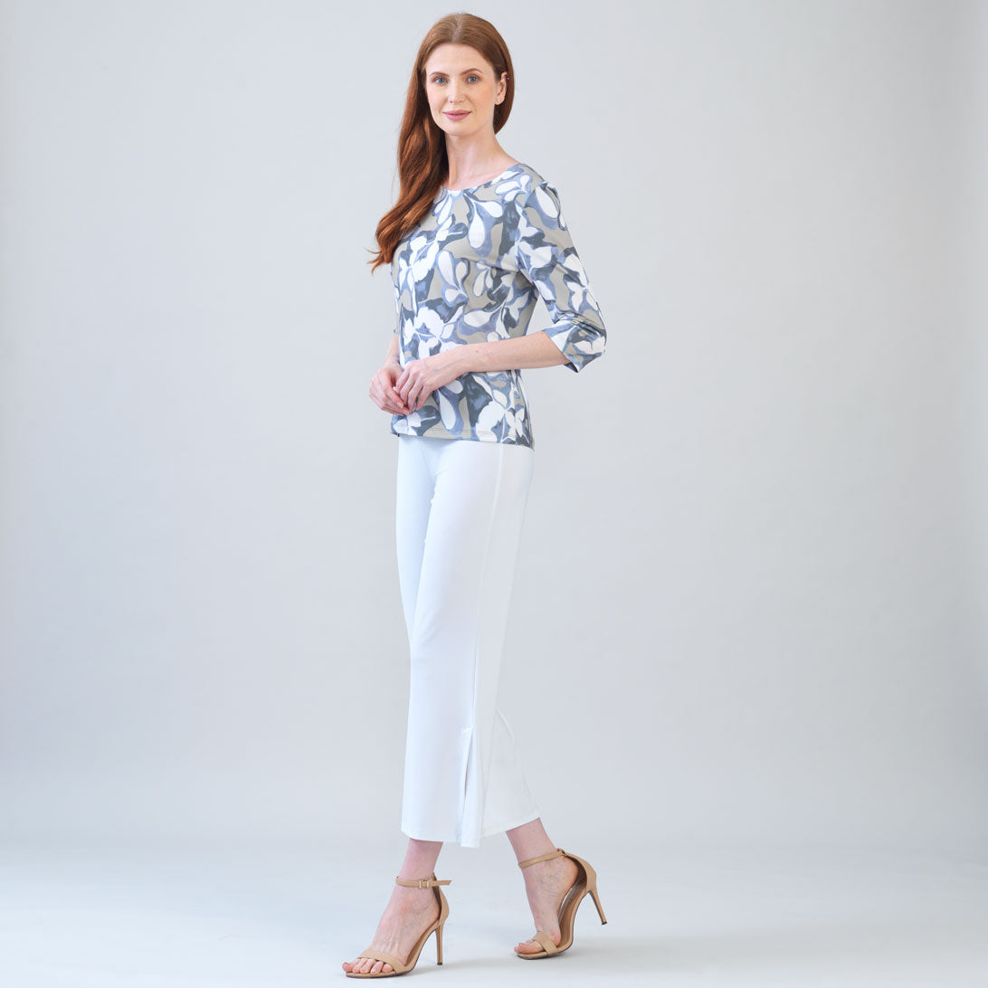 Clara Sunwoo Great Value - Scoop Neck Half Sleeve Top - Orchid Veil - Final Sale