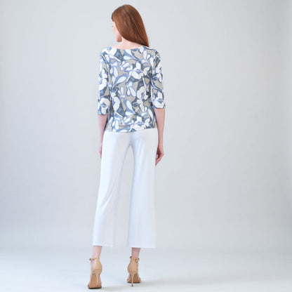 Clara Sunwoo Great Value - Scoop Neck Half Sleeve Top - Orchid Veil - Final Sale