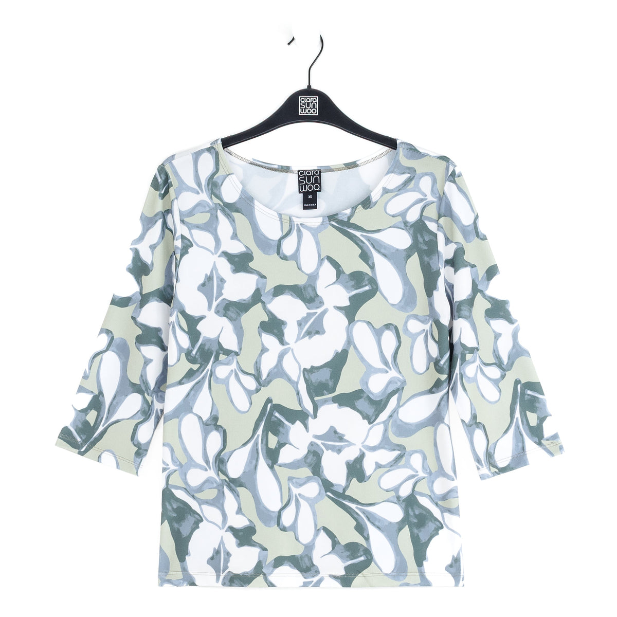 Clara Sunwoo Great Value - Scoop Neck Half Sleeve Top - Orchid Veil - Final Sale