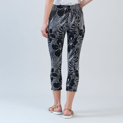 Clara Sunwoo Recommended - Crepe Knit - Signature Pull-On Capri - Orchid Sketch - Final Sale