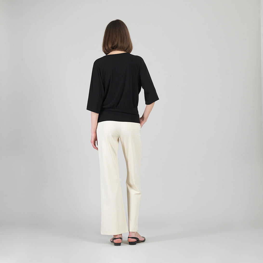 Clara Sunwoo New - Signature Side Tie Top - Black