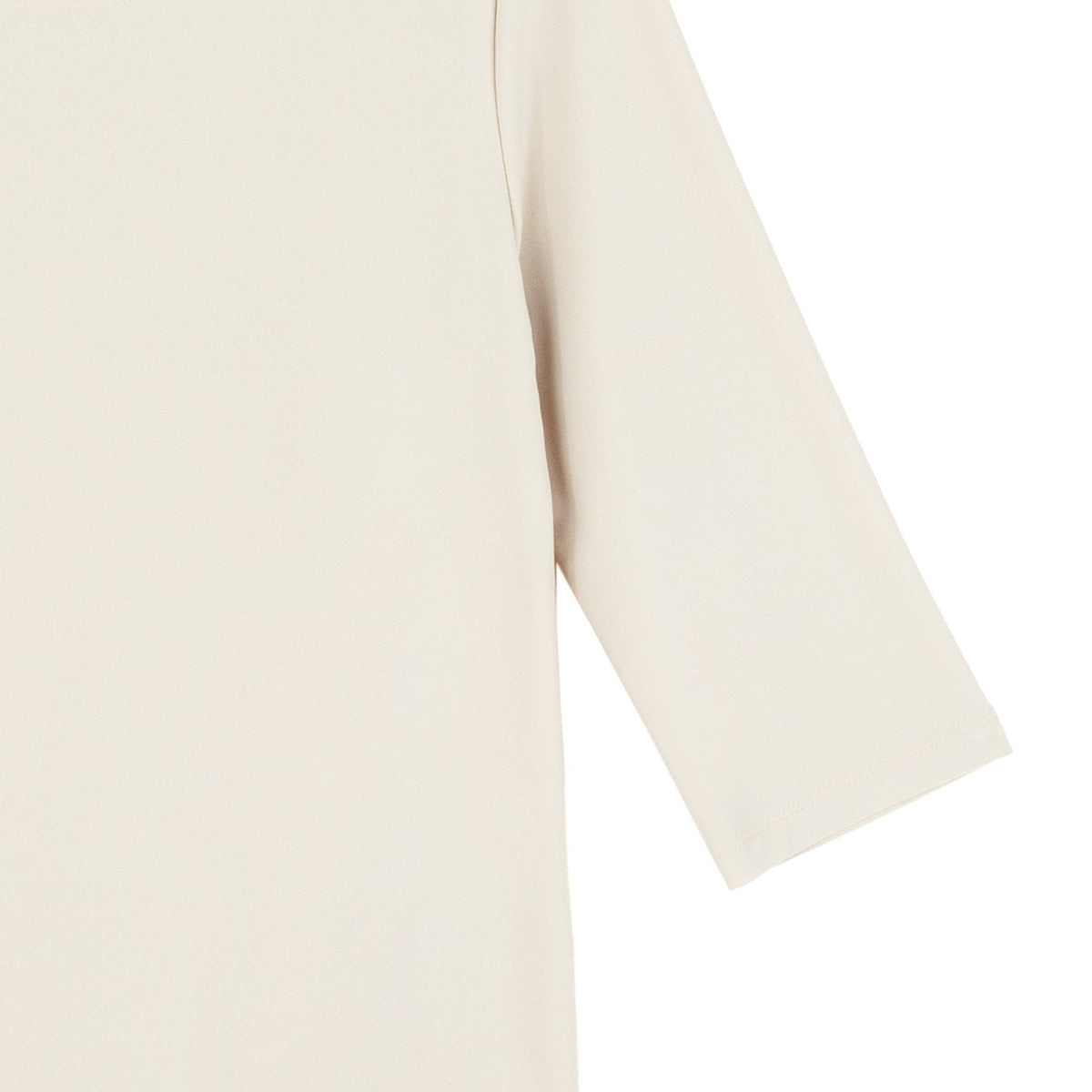 Clara Sunwoo Deals - Scoop Neck Half Sleeve Top - Bone