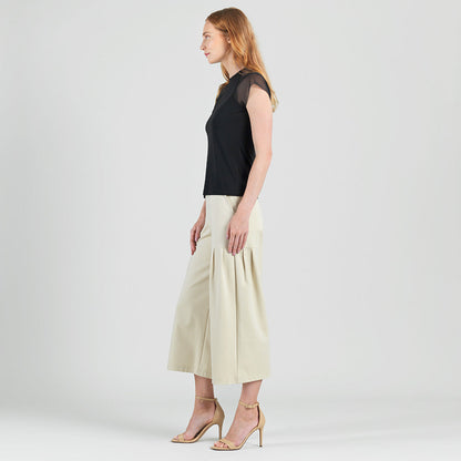 Clara Sunwoo Special Offer - Mesh Cap Sleeve Top - Black