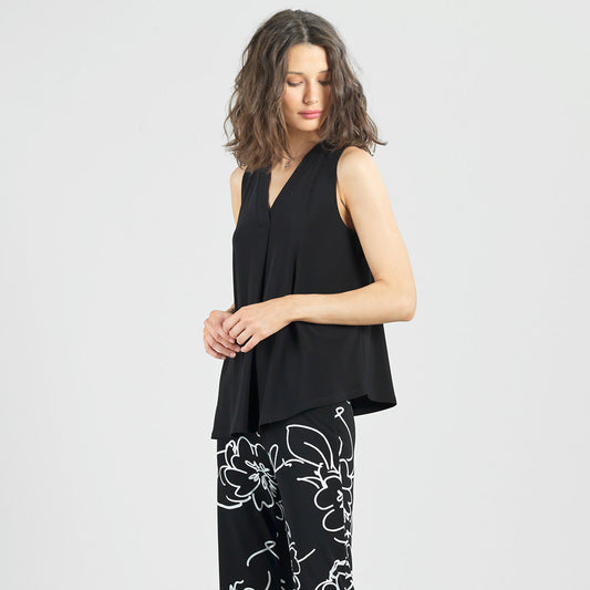 Clara Sunwoo New - Asymmetrical Tunic Tank - Black - Final Sale