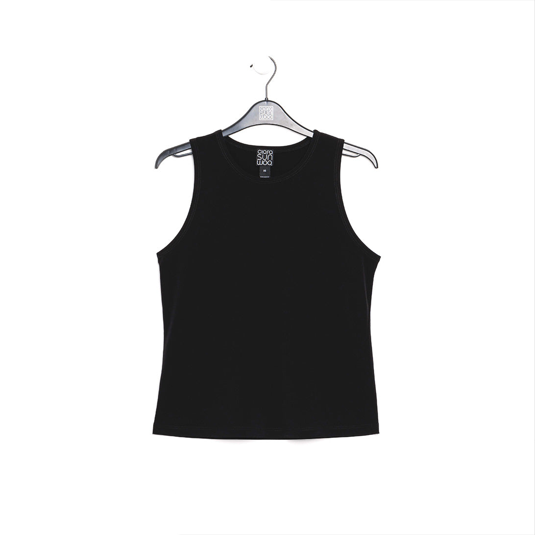Clara Sunwoo Latest - Modern Jewel Neck Tank - 5 Colors