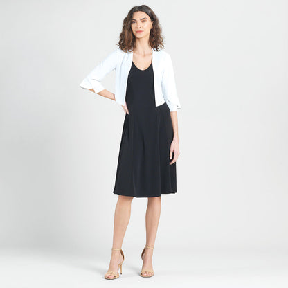 Clara Sunwoo Best Seller - Tulip Cuff Shrug - White - Limited Sizes