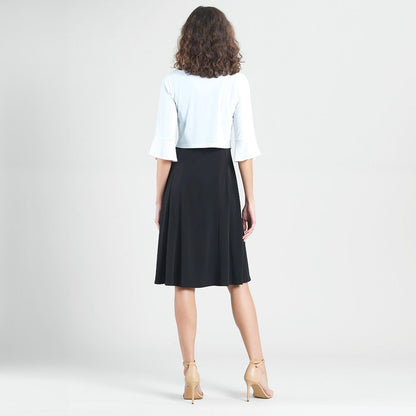 Clara Sunwoo Best Seller - Tulip Cuff Shrug - White - Limited Sizes