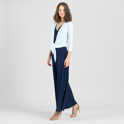 Clara Sunwoo Value - Modern Tie Front Cardigan - White