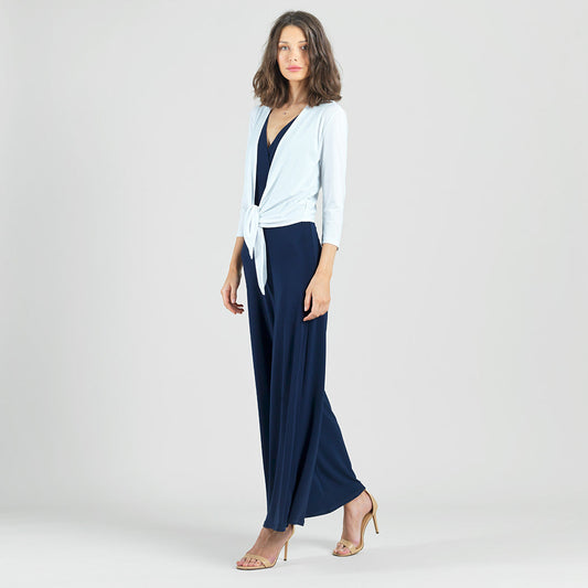 Clara Sunwoo Value - Modern Tie Front Cardigan - White