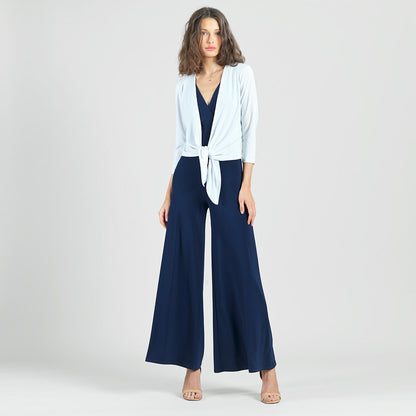Clara Sunwoo Value - Modern Tie Front Cardigan - White
