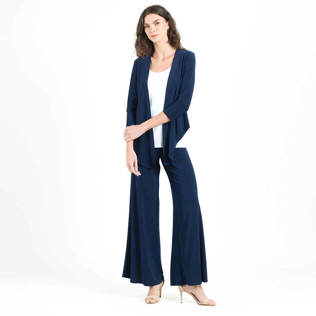 Clara Sunwoo Deals - Modern Tie Front Cardigan - Navy