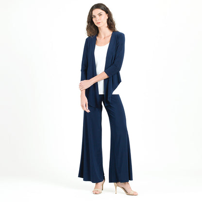 Clara Sunwoo Deals - Modern Tie Front Cardigan - Navy