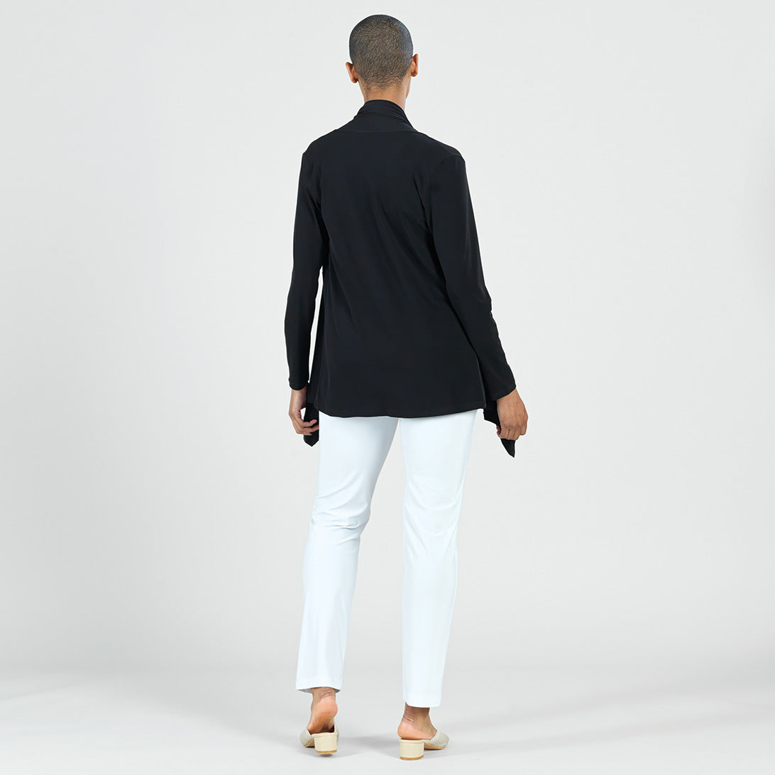 Clara Sunwoo Classic - Drape Tunic Cardigan - Black
