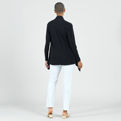 Clara Sunwoo Classic - Drape Tunic Cardigan - Black