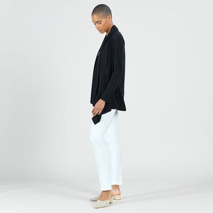 Clara Sunwoo Classic - Drape Tunic Cardigan - Black