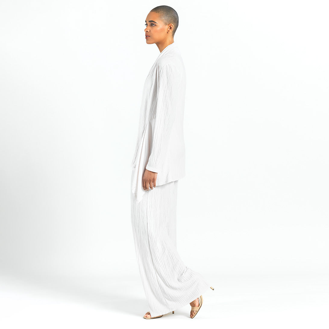 Clara Sunwoo Everyday - Soft Pleat Knit - Cardigan & Tank Twinset - Ivory - Final Sale!