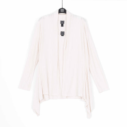 Clara Sunwoo Everyday - Soft Pleat Knit - Cardigan & Tank Twinset - Ivory - Final Sale!
