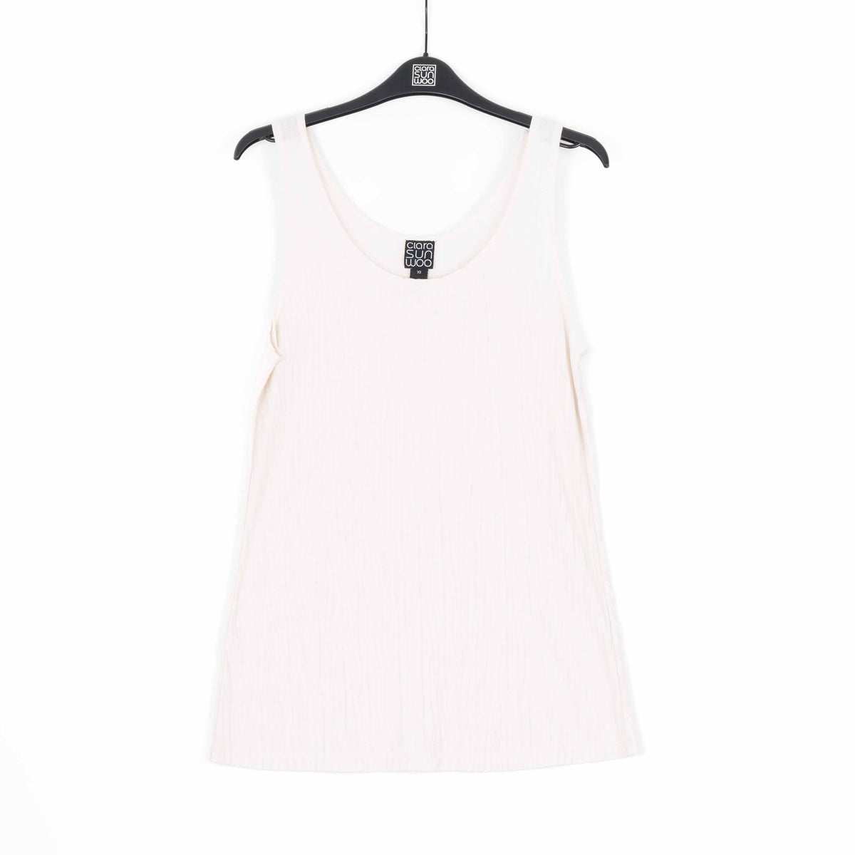 Clara Sunwoo Everyday - Soft Pleat Knit - Cardigan & Tank Twinset - Ivory - Final Sale!