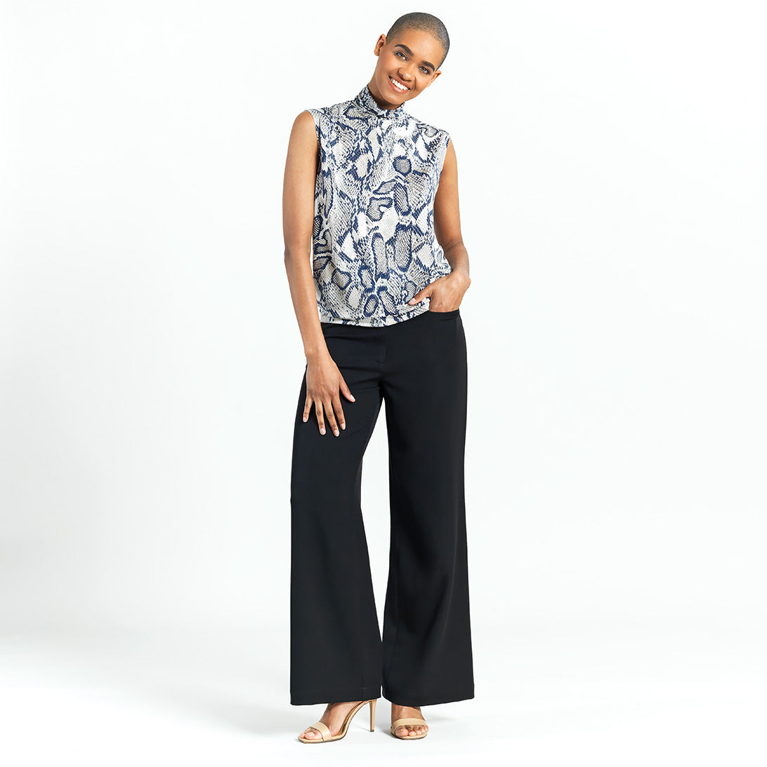 Clara Sunwoo Customer Favorite - Butter Knit - Mock Neck Box Tank - Python Scale - Final Sale!