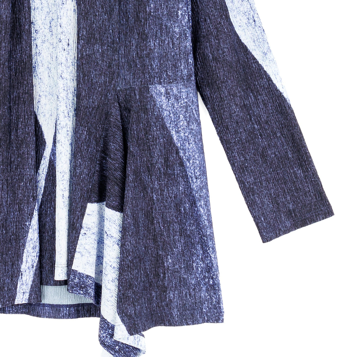 Clara Sunwoo Latest - Silky Pleat - 2pc Draped Cardigan & Tank Twinset - Lunar Stripe - Final Sale