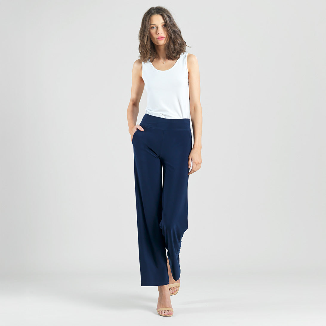Clara Sunwoo Deals - Signature Wide Leg Pocket Pant - Navy