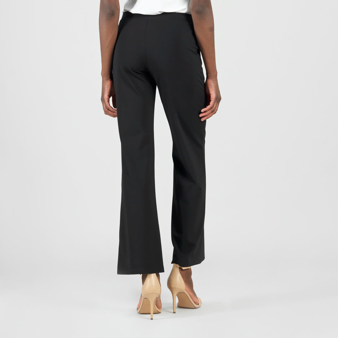 Clara Sunwoo Hot Sale - Rayon-Ponte Knit - Loose Leg Pocket Pant - Black