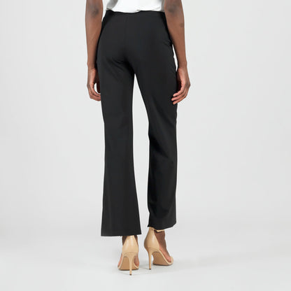 Clara Sunwoo Hot Sale - Rayon-Ponte Knit - Loose Leg Pocket Pant - Black