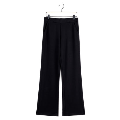 Clara Sunwoo Hot Sale - Rayon-Ponte Knit - Loose Leg Pocket Pant - Black