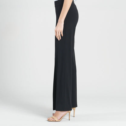 Clara Sunwoo Customer Favorite - Kick Front High Slit Pant - Black