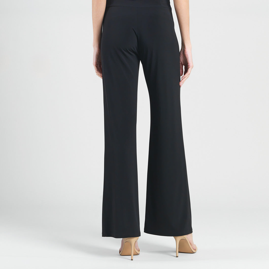 Clara Sunwoo Customer Favorite - Kick Front High Slit Pant - Black