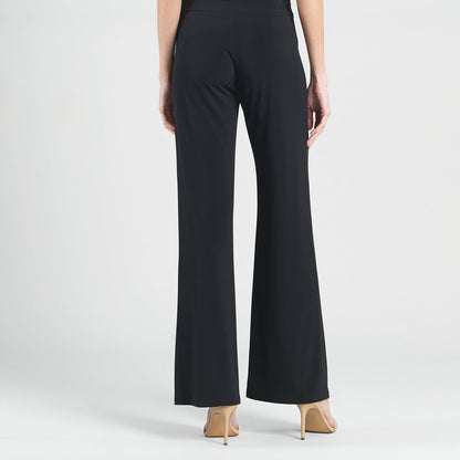 Clara Sunwoo Customer Favorite - Kick Front High Slit Pant - Black