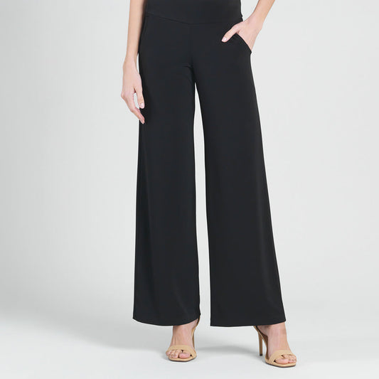 Clara Sunwoo Classic - Signature Wide Leg Pocket Pant - Black