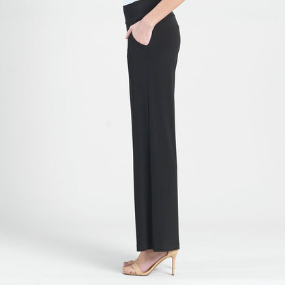 Clara Sunwoo Classic - Signature Wide Leg Pocket Pant - Black