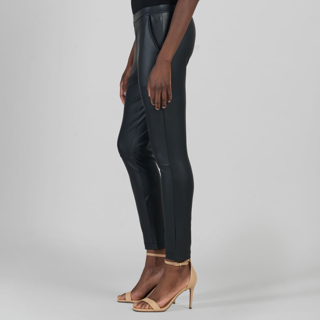 Clara Sunwoo Hot Sale - Liquid Leather™ Sheen Skinny Pocket Pant - Black - Limited Sizes