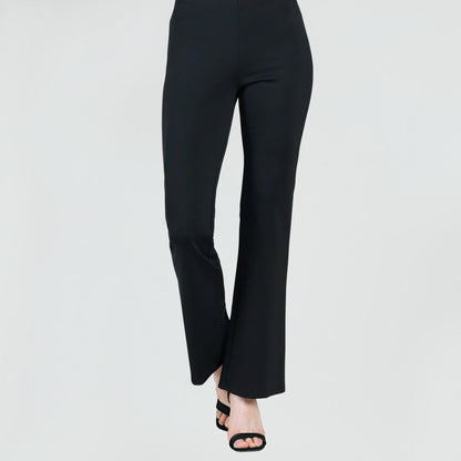 Clara Sunwoo Signature - Ponte Knit - Boot Cut Pant - Black