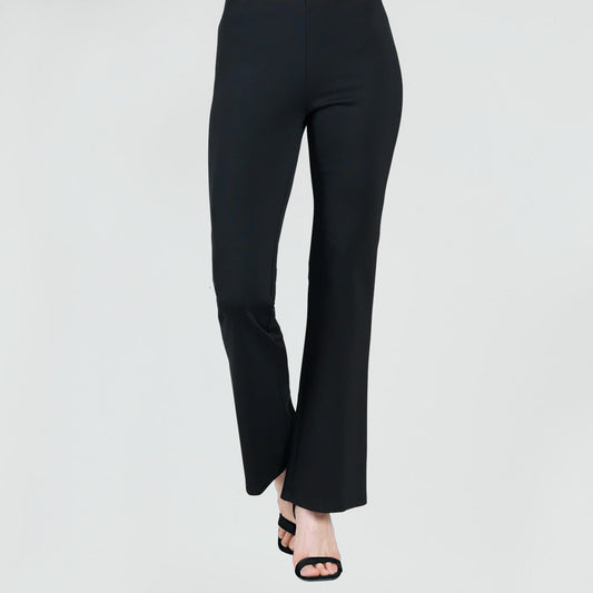 Clara Sunwoo Signature - Ponte Knit - Boot Cut Pant - Black
