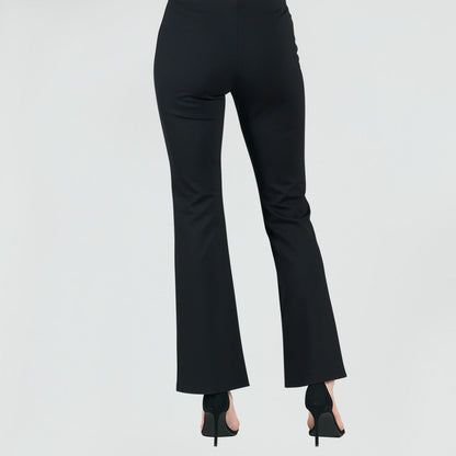 Clara Sunwoo Signature - Ponte Knit - Boot Cut Pant - Black