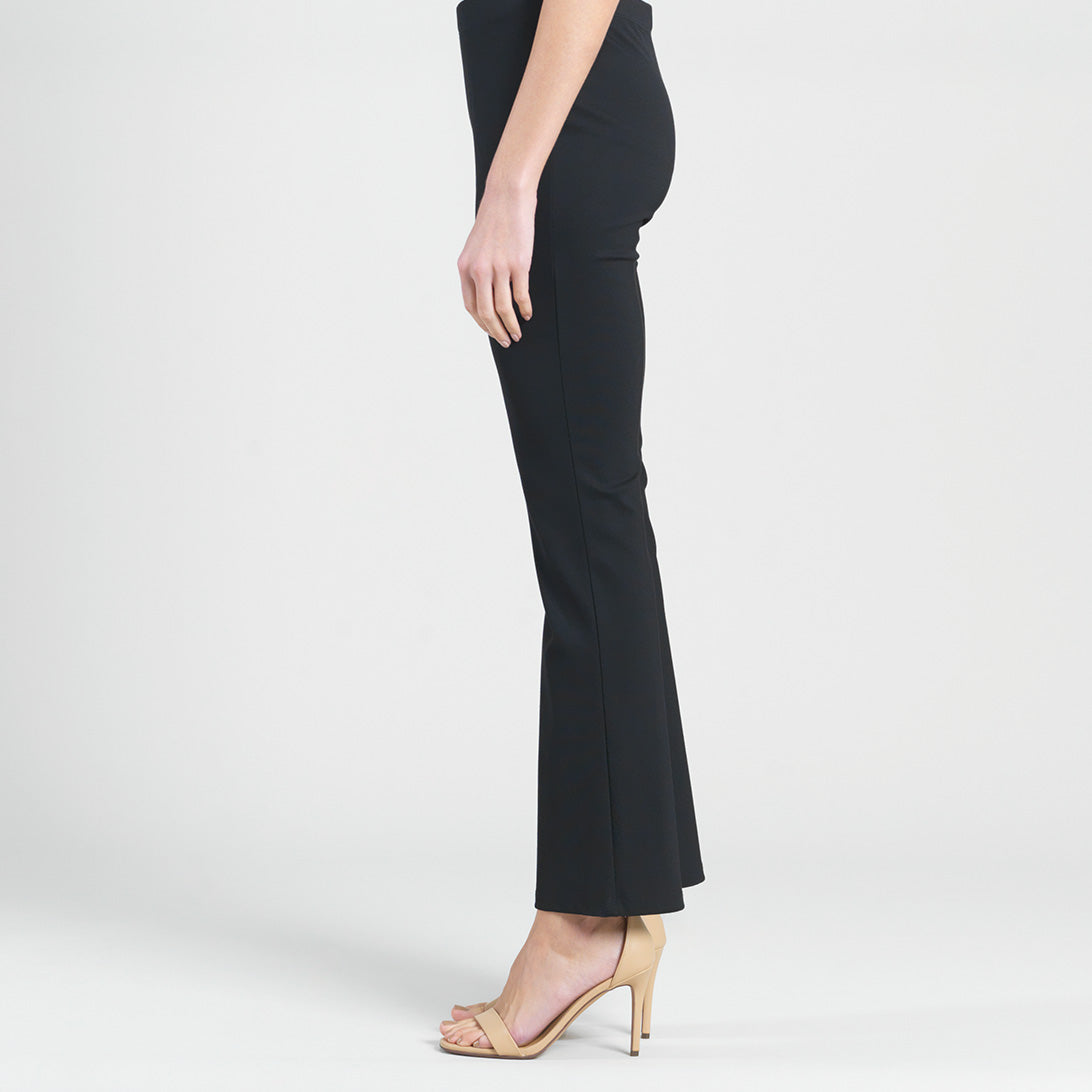 Clara Sunwoo Signature - Ponte Knit - Boot Cut Pant - Black