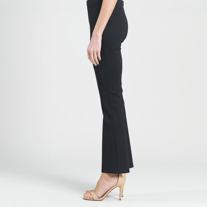 Clara Sunwoo Signature - Ponte Knit - Boot Cut Pant - Black