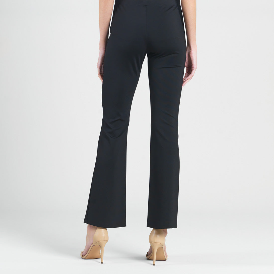 Clara Sunwoo Signature - Ponte Knit - Boot Cut Pant - Black