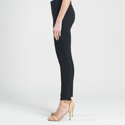 Clara Sunwoo Exclusive - Ponte Knit - Slim Rider Pant - Black