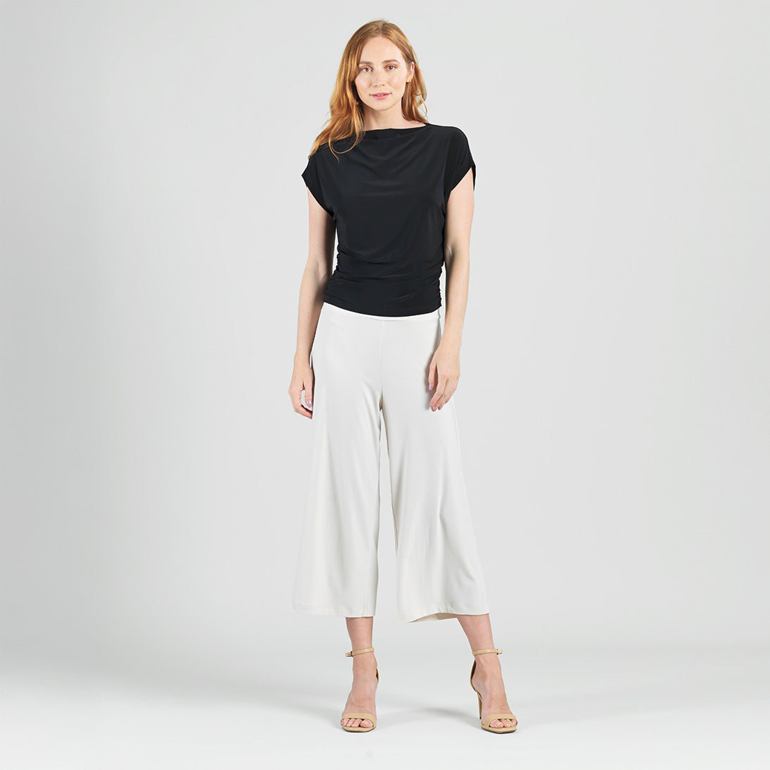 Clara Sunwoo Recommended - Signature Modern Gaucho Pant - Bone - Limited Sizes