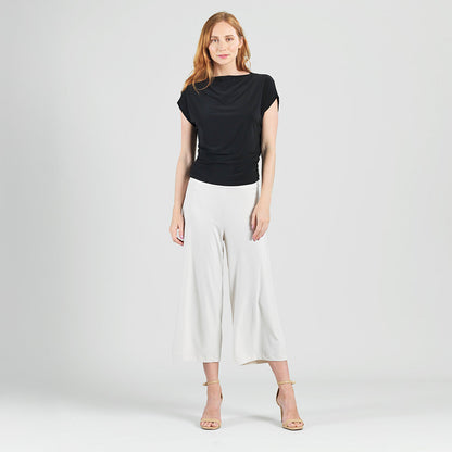 Clara Sunwoo Recommended - Signature Modern Gaucho Pant - Bone - Limited Sizes