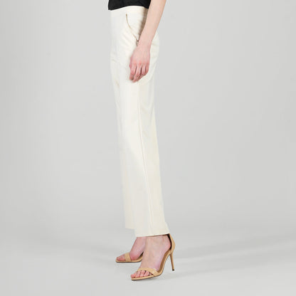 Clara Sunwoo New - Rayon-Ponte Knit - Loose Leg Pocket Pant - Khaki