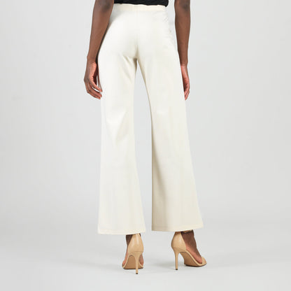 Clara Sunwoo New - Rayon-Ponte Knit - Loose Leg Pocket Pant - Khaki