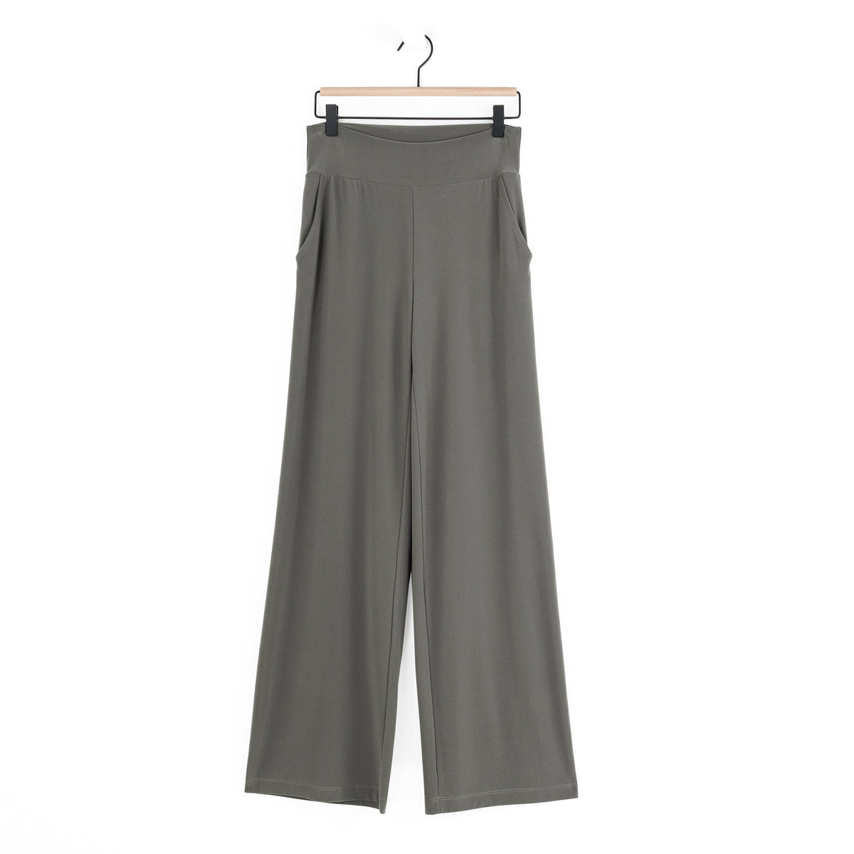 Clara Sunwoo Classic - Signature Wide Leg Pocket Pant - Olive