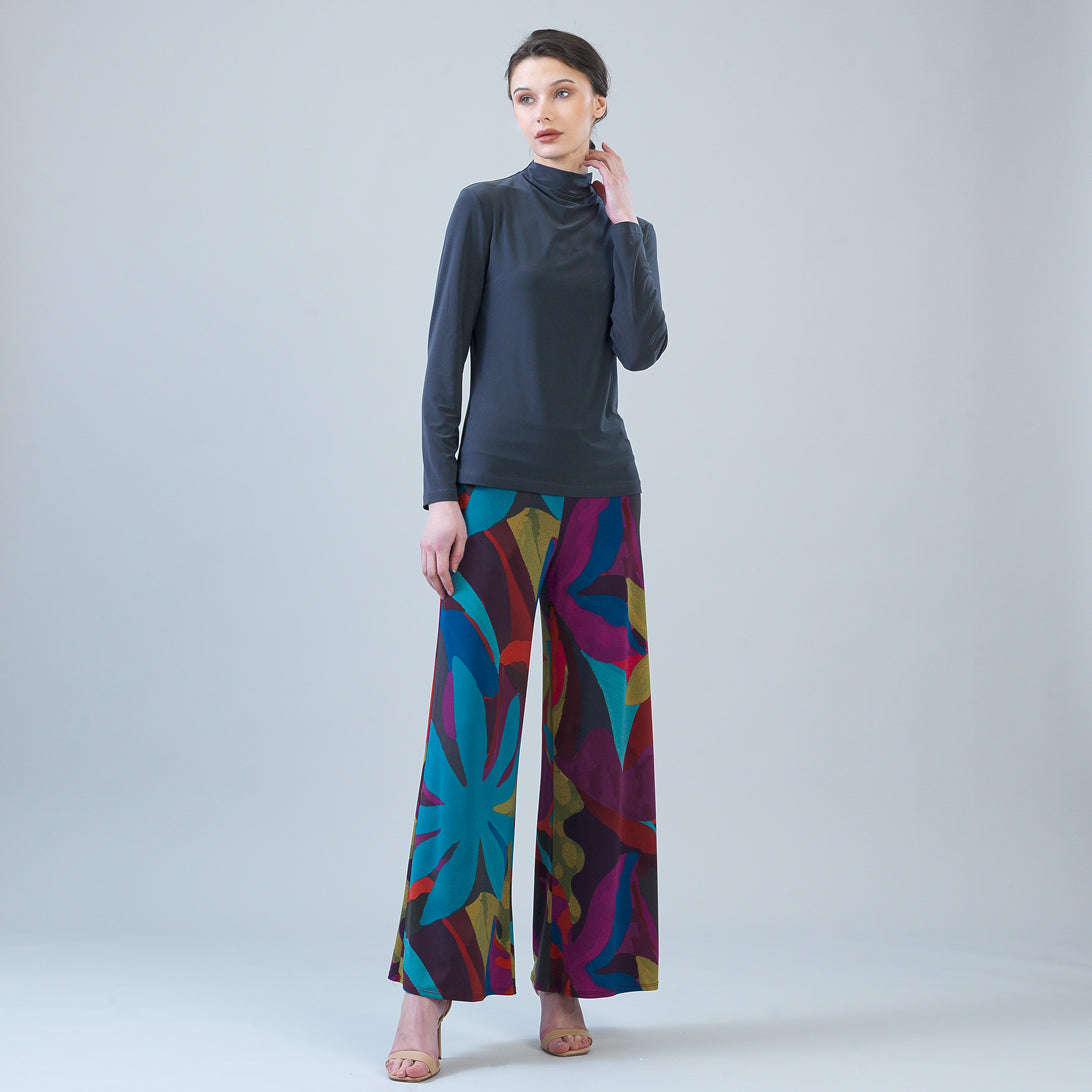 Clara Sunwoo Classic - Signature Palazzo Pant - Petal Burst