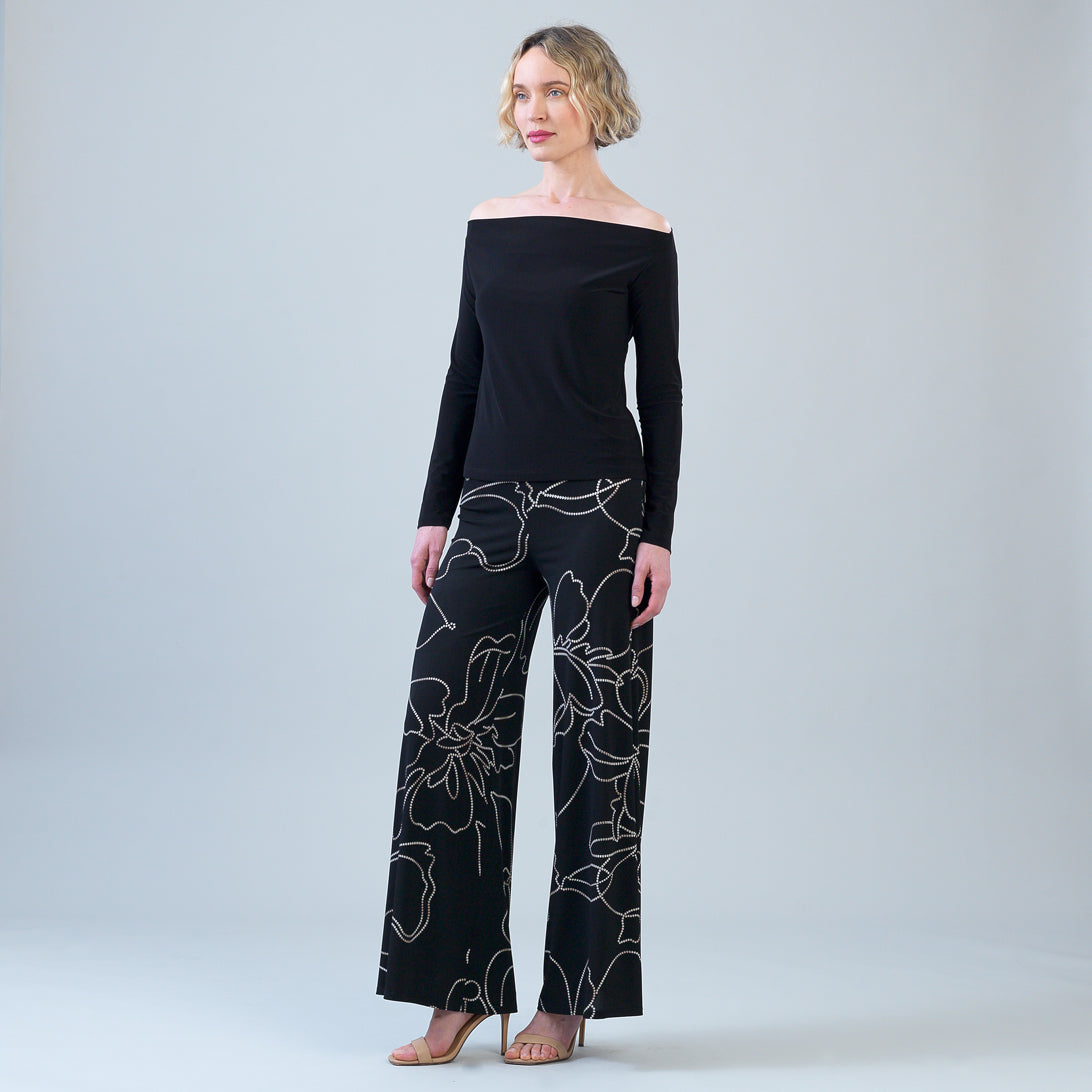 Clara Sunwoo Discount - Signature Palazzo Pant - Floral Starlight