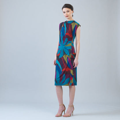 Clara Sunwoo Smart Buy - Signature Side Slit Midi Dress - Petal Burst
