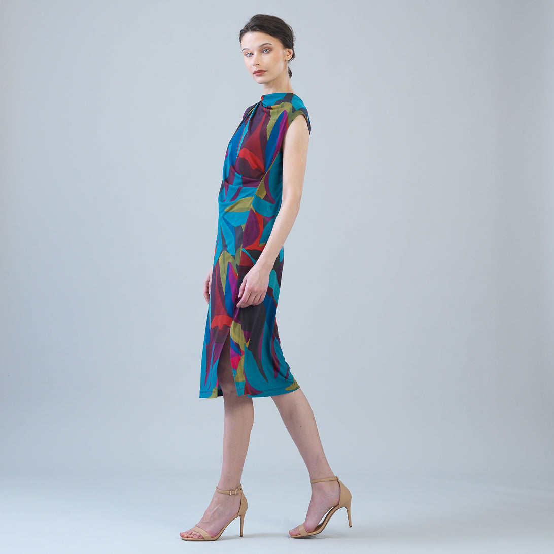 Clara Sunwoo Smart Buy - Signature Side Slit Midi Dress - Petal Burst